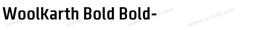 Woolkarth Bold Bold字体转换